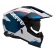 Capacete Moto Bieffe B-Trail Big Trail Bmw Delux Cross Azul Branco Vermelho C/ Óculos Sol Lançamento