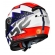 Capacete Moto Esportivo Fechado Ls2 Ff358 Classic Speedy Branco Roxo Laranja C/ Selo Inmetro
