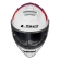 Capacete Moto Fechado Ls2 Ff800 Storm Fist Branco Vermelho C/ Óculos Interno C/ Selo Inmetro