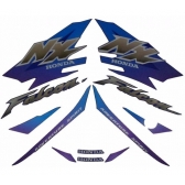 Kit Adesivos Faixa Nx 400 Falcon Azul 2000 Jogo Adesivo