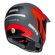 Capacete Moto Bieffe 3 Sport React Esportivo Cross Trilha Cinza Dark Vermelho C/ Selo Inmetro Lançamento
