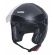 Capacete Moto Aberto Joy 23 By Taurus Custom Preto Fsc Couro - Preto Fosco