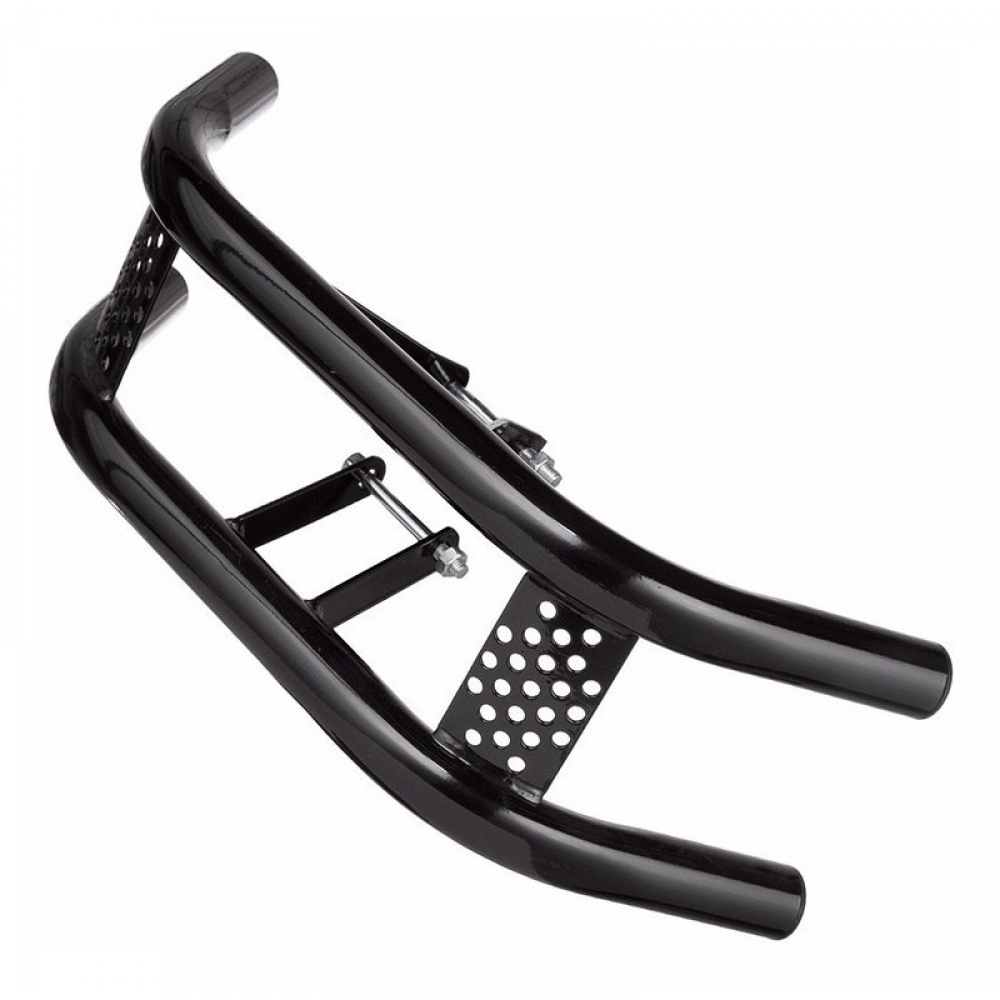 Protetor Motor Perna Xtz 150 Crosser Xtz150 Mata Cachorro Barra Dupla Racing Pro Tork - Preto