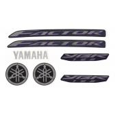 Kit Adesivos Faixa Ybr 125 Factor Roxa 2010 Jogo Adesivo