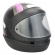 Capacete Moto Feminino Automático Ebf Bolt Preto Rosa C/ Viseira Automática C/ Selo Inmetro