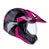 Capacete Moto Feminino Bieffe 3 Sport Hills Esportivo Cross Trilha Cinza Rosa C/ Selo Inmetro Lançamento