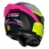 Capacete Moto Fechado LS2 FF358 Classsic S Digital Striker C/ Spoiler Masculino Feminino Lançamento - Preto Amarelo Rosan Neon