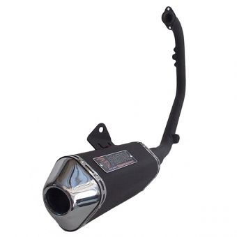 Escapamento Escape Esportivo Fazer 250 2011 2012 2013 2014 2015 F1 Tri Oval Mini ( Curto ) Fortuna