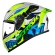 Capacete Moto Norisk Flow Robot Branco Amarelo C/ Spoiler + Viseira Extra Lançamento