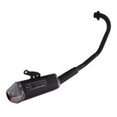 Escapamento Escape Esportivo Titan 160 Fan 160 2015/Ed F1 Tri Oval Mini ( Curto ) Fortuna - Preto