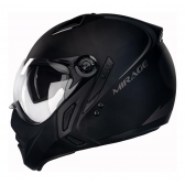 Capacete Moto Custom Peels F21 Mirage Classic Solid Piloto Aviador C/ Óculos Interno Queixeira Removível Lançamento - Preto Fosco