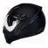 Capacete Moto Custom Peels F21 Mirage Classic Solid Piloto Aviador C/ Óculos Interno Queixeira Removível Lançamento - Preto Fosco