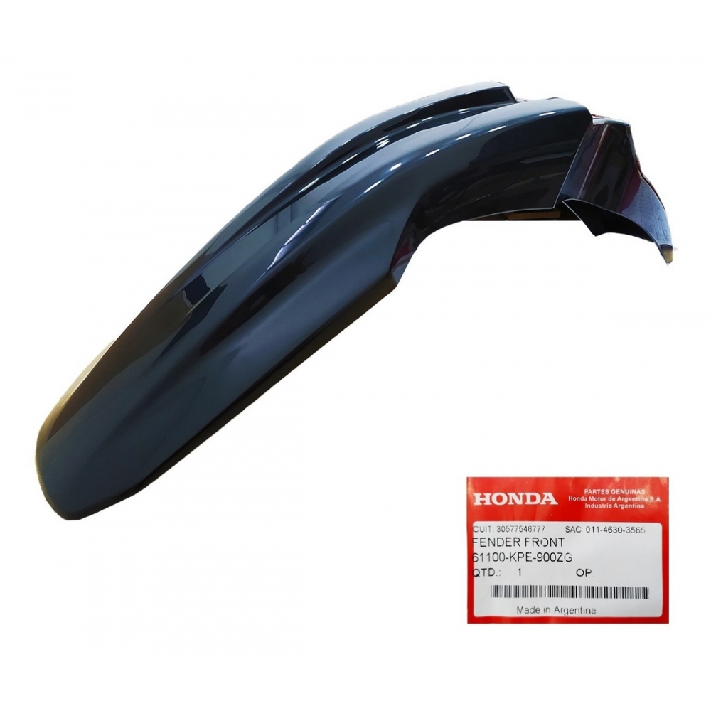 Paralama Dianteiro Moto Xr 250 Tornado Preta 2004 2005 2006 2007 2008 Original Honda Preto - Preto