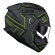 Capacete Moto Fechado Ls2 Ff808 Stream 2 Maze Esportivo C/ Óculos Interno Lançamento C/ Selo Inmetro - Preto Verde