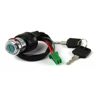 Chave Contato Miolo Ignição Moto Suzuki Intruder 125 Gn125 Até 2010 ( 4 Fios ) Modelo Original