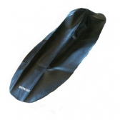 Capa De Banco Moto Cg Titan 125 Fan 125 2000 2001 2002 2003 2004 2005 2006 2007 2008 Mod Original C/ Escrita Honda - Preto
