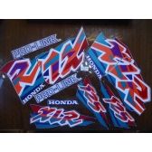Kit Adesivos Faixa Xlr125 Xlr 125 1998 Azul Jogo Adesivo