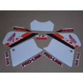 Kit Adesivos Faixa Xlx 250 Xl250x 1988 Vermelha Jogo Adesivo
