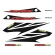 Kit Adesivos Faixas Moto NXR Bros 150 KS 2007 Branca Jogo Adesivo Jotaesse