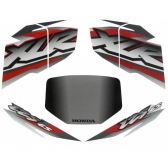 Kit Adesivos Faixa Xlr 125 Es 2002 Branca Jogo Adesivo