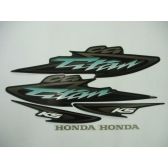 Kit Adesivos Faixa Cg Titan 125 Ks 2004 Verde Jogo Adesivo