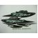 Kit Adesivos Faixa Cg Titan 125 Ks 2004 Verde Jogo Adesivo