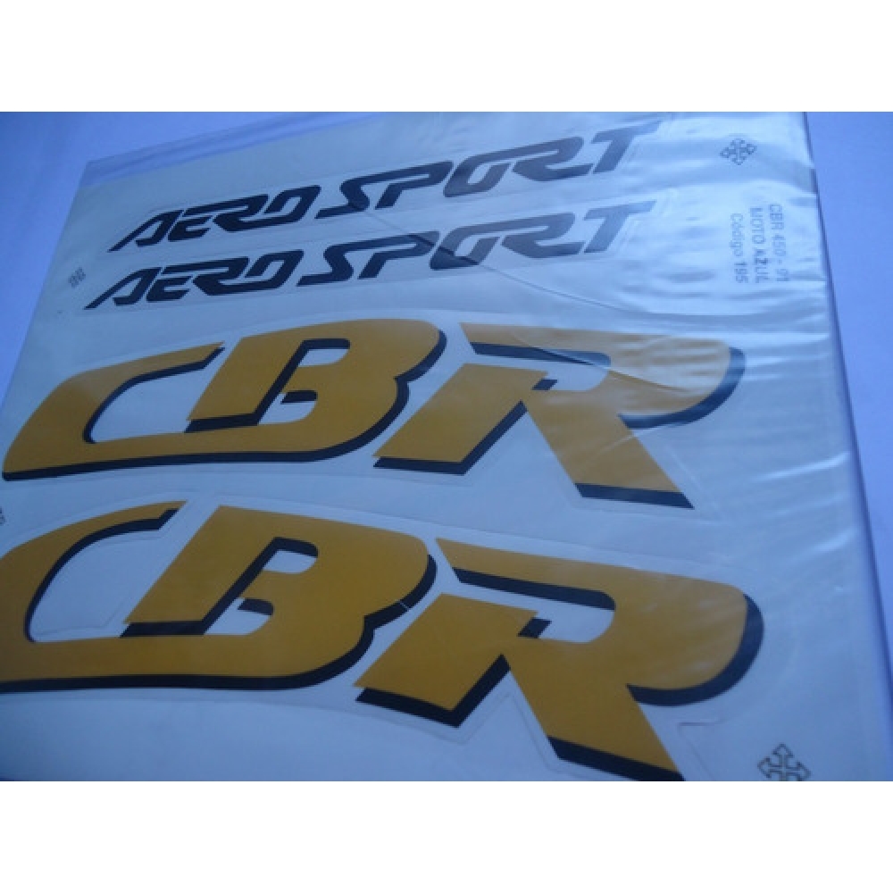 Kit Adesivos Faixa Cbr 450 Azul 1991 Jogo Decalque Adesivo