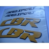 Kit Adesivos Faixa Cbr 450 Azul 1991 Jogo Decalque Adesivo