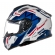 Capacete Moto Robocop Bieffe Premium B- Dynamic Attractie Escamoteavel C/ Óculos Sol Lançamento