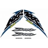 Kit Adesivos Faixa Nxr Bros 125 Es Branca 2004 Jogo Adesivo