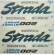 Kit Adesivos Faixa Cbx 200 Strada 1995 Azul Jogo Adesivo