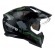 Capacete Moto Bieffe B-Trail Big Trail Frontier Estrada Verde Militar Preto C/ Óculos Sol Lançamento