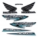 Kit Adesivos Faixas Moto CG Titan 150 ES 2007 Prata Jogo Adesivo