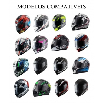 Kit Reparo Fixador Viseira Capacete Helt 967 New Race