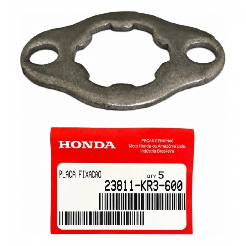Trava Fixação Pinhão Pião Moto Titan Bros 125 150 Strada 200 Crf 230 Xlr 125 Original Honda