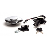 Kit Chave Contato Miolo Ignição Cbx 250 Twister 2001 2002 2003 2004 2005 Jogo Completo C/ Tampa Tanque E trava