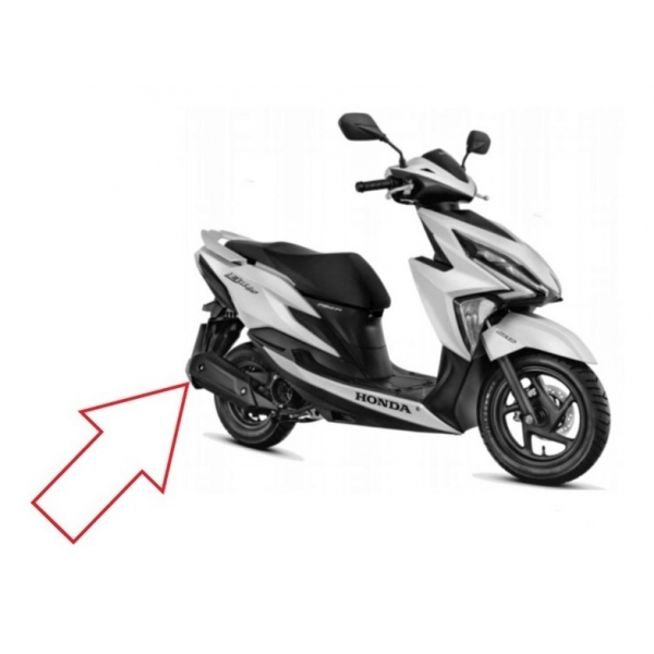 Protetor Escape Escapamento Elite 125 2019 2020 2021 2022 2023 2024 Original Honda