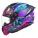Capacete Moto LS2 FF810 Vigo Drillox Roxo Rosa Fosco C/ Spoiler Masculino Feminino Lançamento