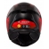 Capacete Moto Fechado Ls2 Ff808 Stream 2 Fury Preto Vermelho C/ Óculos Interno C/ Selo Inmetro