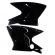 Carenagem Aba Lateral Tanque Ybr 125 Factor Preta 2009 2010 2011 2012 Modelo Original - Par