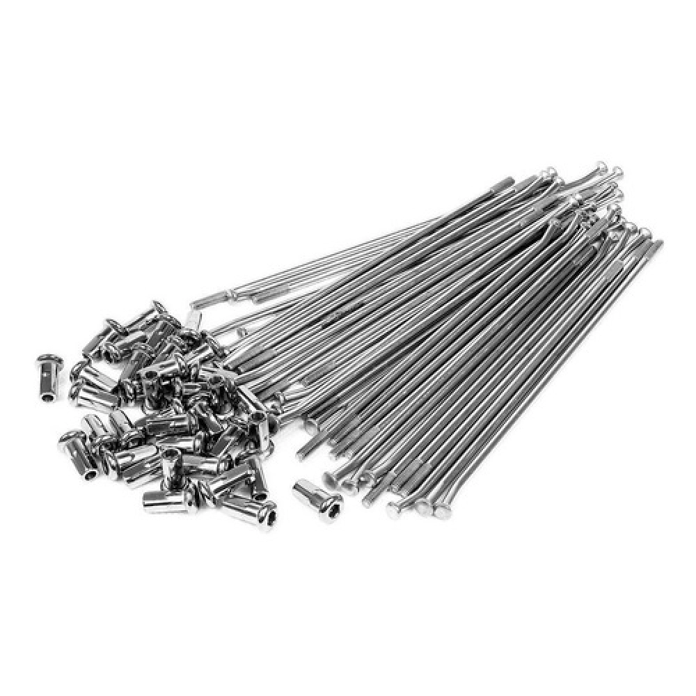 Jogo Raio Traseiro Moto Xtz 125 Dt 180 Raiação Reforçada 4mm Cromada