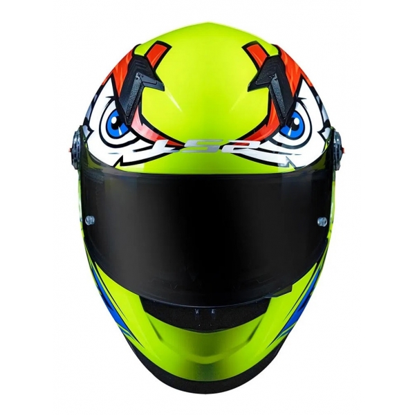 Capacete Moto Fechado Ls2 Ff358 Ff 358Tribal Esportivo Lançamento C/ Selo Inmetro - Amarelo Vermelho
