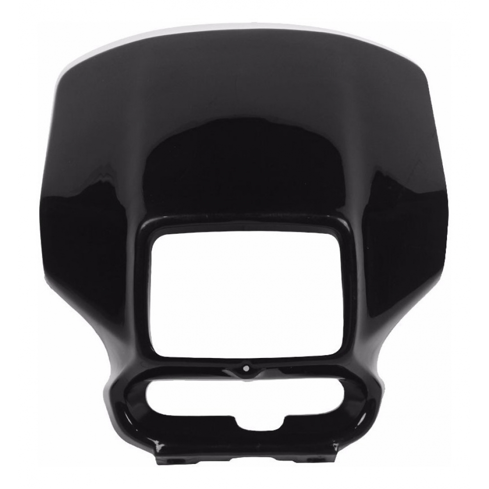 Capa Frontal Mascara Farol Moto Xr 200 Xlr 125 Preta Carenagem Modelo Original Preto - Preta