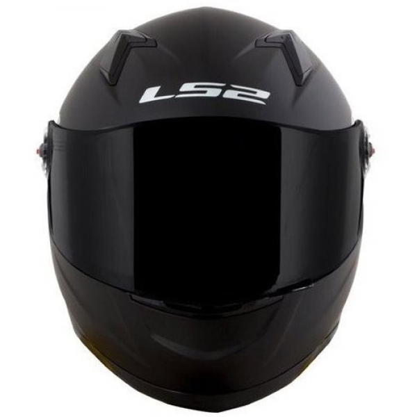 Capacete Moto Fechado Ls2 Ff358 Classic Monocolor Preto Fosco Esportivo C/ Selo Inmetro