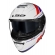 Capacete Moto Fechado Ls2 Ff800 Storm Fist Branco Vermelho C/ Óculos Interno C/ Selo Inmetro