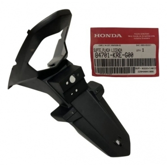 Paralama Suporte Placa Moto Nxr Bros 160 2015 16 17 18 19 20 21 22 23 2024 Traseiro Original Honda