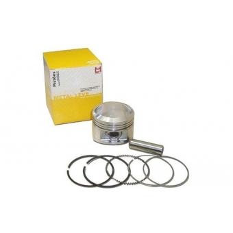 Kit Pistão E Anel Moto Xr 200 Cbx 200 Strada Metal Leve 1,00