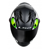 Capacete Moto LS2 FF358 Pro Hunter Cinza C/ Aerofolio Spoiler Masculino Feminino Lançamento