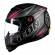 Capacete Moto Feminino Esportivo Peels Icon 23 Fast C/ Selo Inmetro - Preto / Rosa