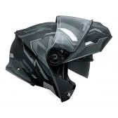 Capacete Moto Robocop Bieffe Premium B- Dynamic Attractie Preto Escamoteavel C/ Óculos Lançamento